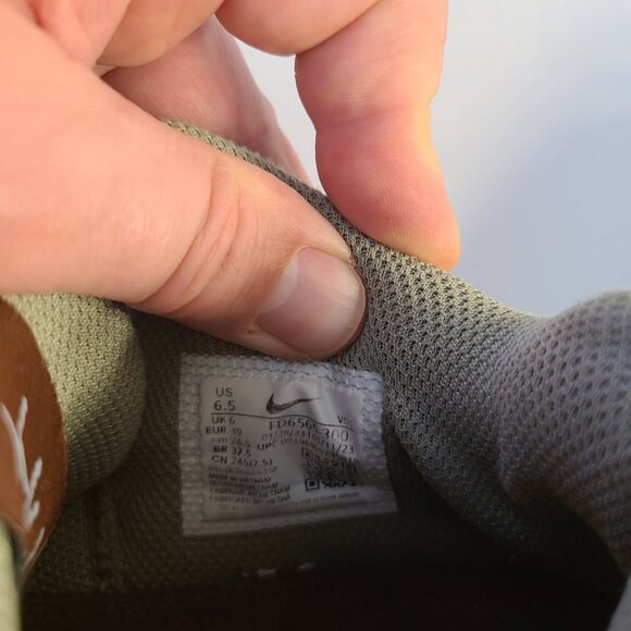 Nike Ja 1 Zombie Halloween Lime Blast Oil Green Black FD6565-300 Men's Size 6.5 - Picture 7 of 10